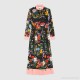 Flora snake print silk dress -  Women's Dresses 460052ZIK071451  460052 ZIK07 1451