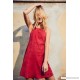 Hot Pink Meet In The Middle Suede Dress   41841909