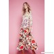 Mixed Floral Maxi Dress   41146523