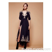 Nightcap Antique Lace Wrap Gown   39531074