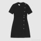 Wool-silk short sleeve dress -  Women's Dresses 432661ZHM881000  432661 ZHM88 1000