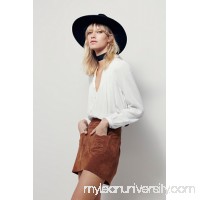Mad Love Suede Mini Skirt   38500161