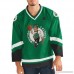 Men's Boston Celtics G-III Sports by Carl Banks Kelly Green/White Hockey Jersey - 2655558