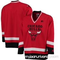 Men's Chicago Bulls G-III Sports by Carl Banks Red/Black Hockey Jersey -   2655560