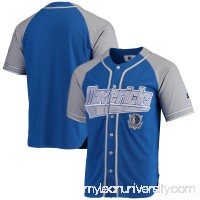 Men's Dallas Mavericks Starter Blue/Gray Baseball Jersey -   2655410