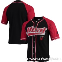 Men's Miami Heat Starter Red/Black Baseball Jersey - 2655411