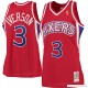 Men's Philadelphia 76ers Allen Iverson Mitchell & Ness Red 1996-97 Hardwood Classics Rookie Authentic Jersey -   2379834