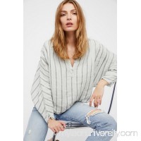 Free People x CP Shades Striped Dolman Swing Blouse   42392639
